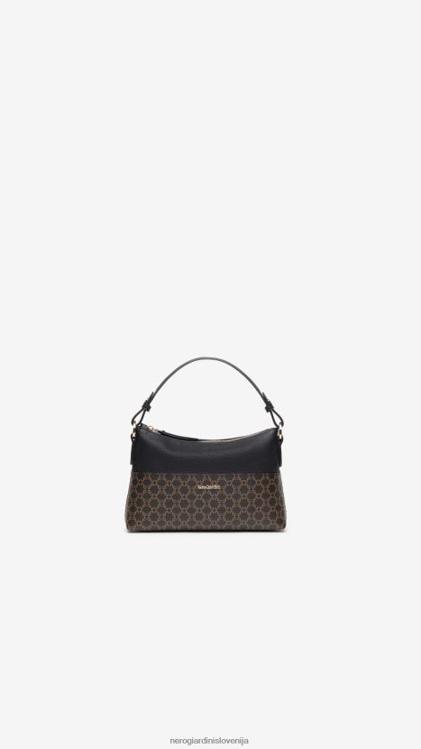 NeroGiardini ženske umetnost. i243030d torba za hobo iz tehničnega materiala testa di moro 4JD860322