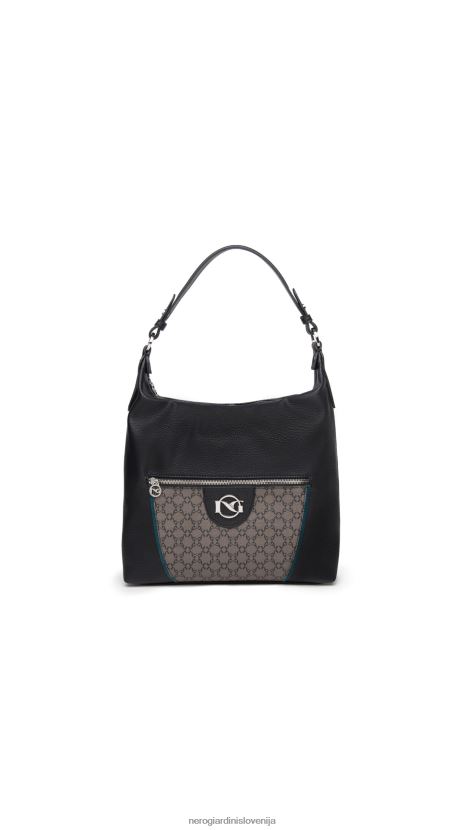 NeroGiardini ženske umetnost. i343561d torba za hobo iz tehničnega materiala nero 4JD860324